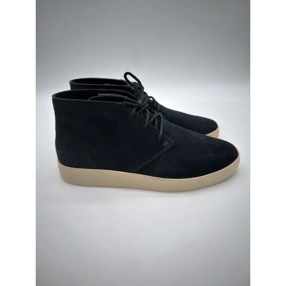 Everlane Desert Chukka Sneaker Boot Pebble Suede Leather Casual Black NIB 7.5